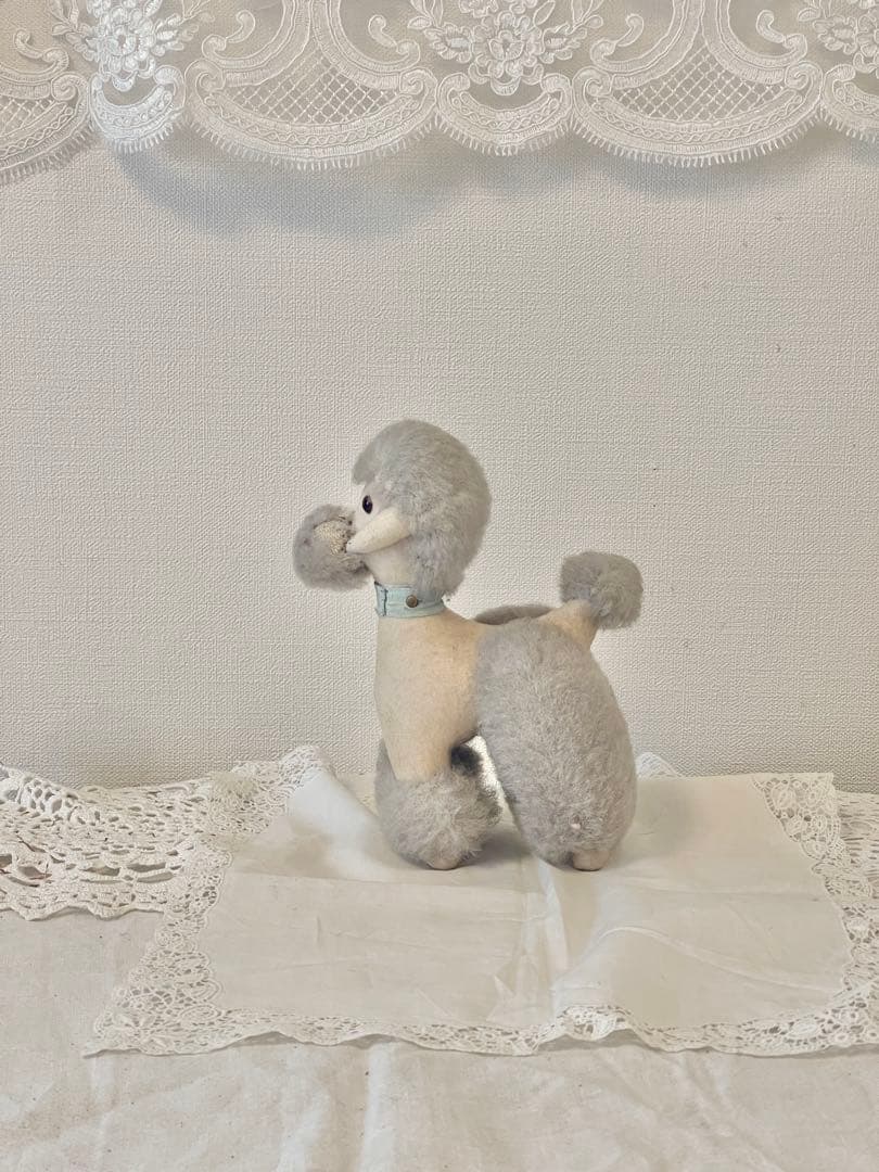 e ヴィンテージ　わんこ　プードル　ヴィンテージテディベア