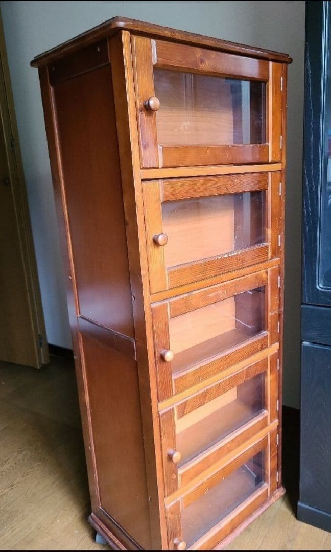 アンティーク棚　両面扉