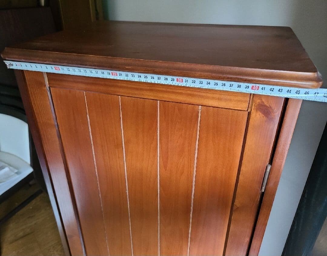 アンティーク棚　両面扉