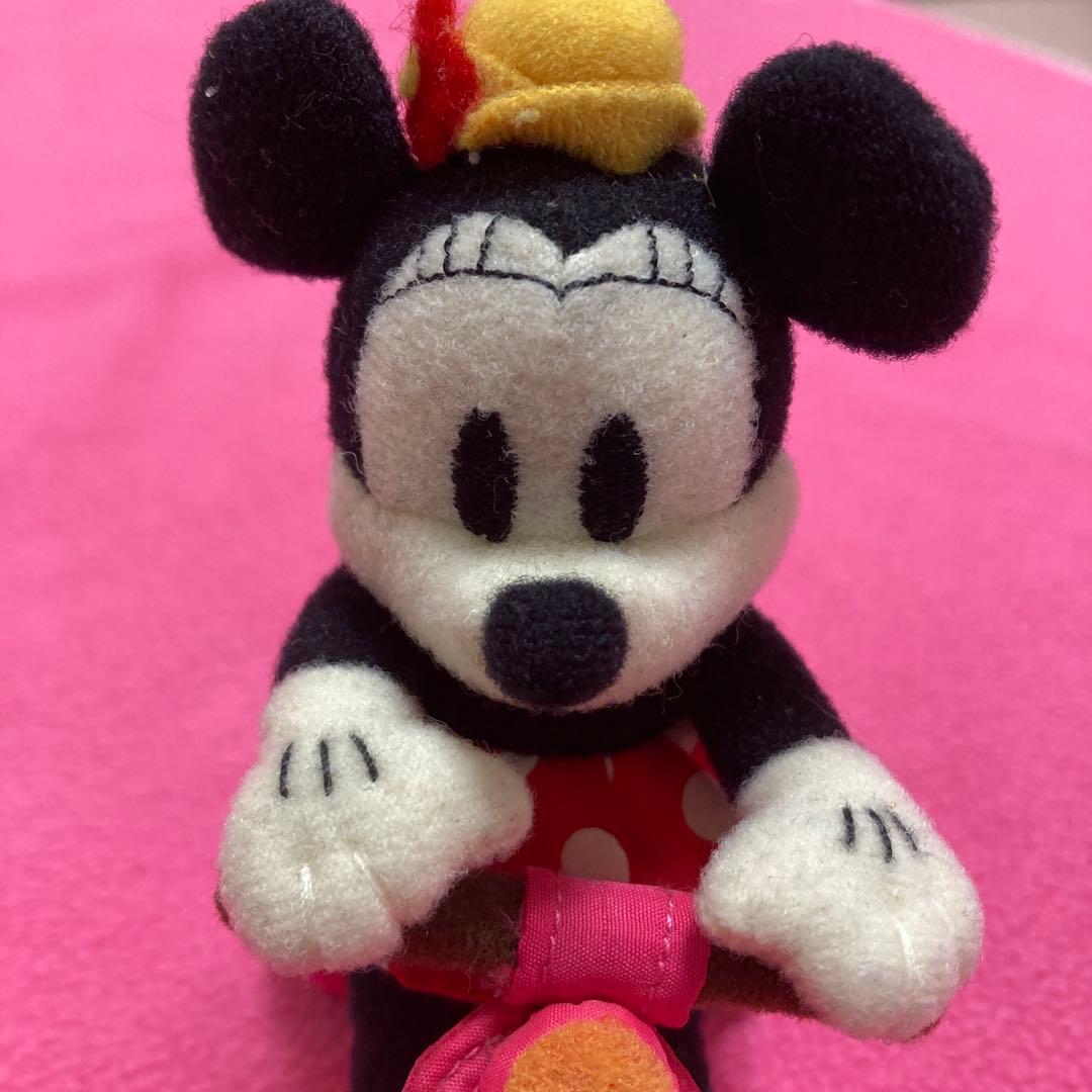 レアです❤️希少!❤️ミニーマウス❤️バイク❤️ぬいぐるみ❤️ボールチェーン付き❤️