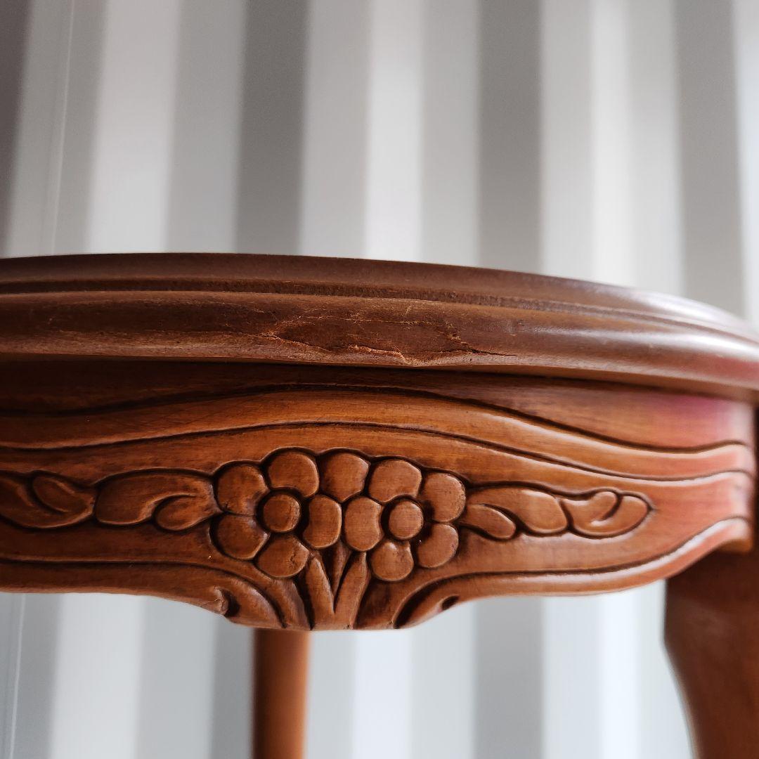 希少　アンティーク　猫脚　コンソールテーブル　サイドテーブル　花台