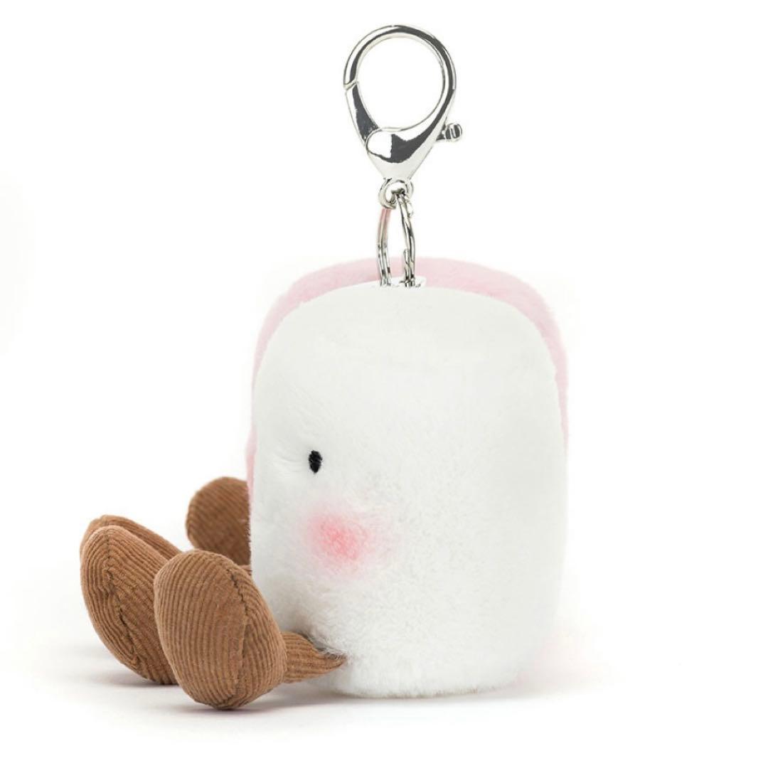 新品　ジェリーキャット　マシュマロ　キーホルダー　バッグチャーム　おかし