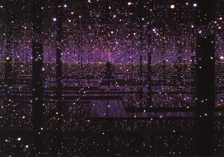 限定マット額装品/草間彌生/InfinityMirrorRoomPurple