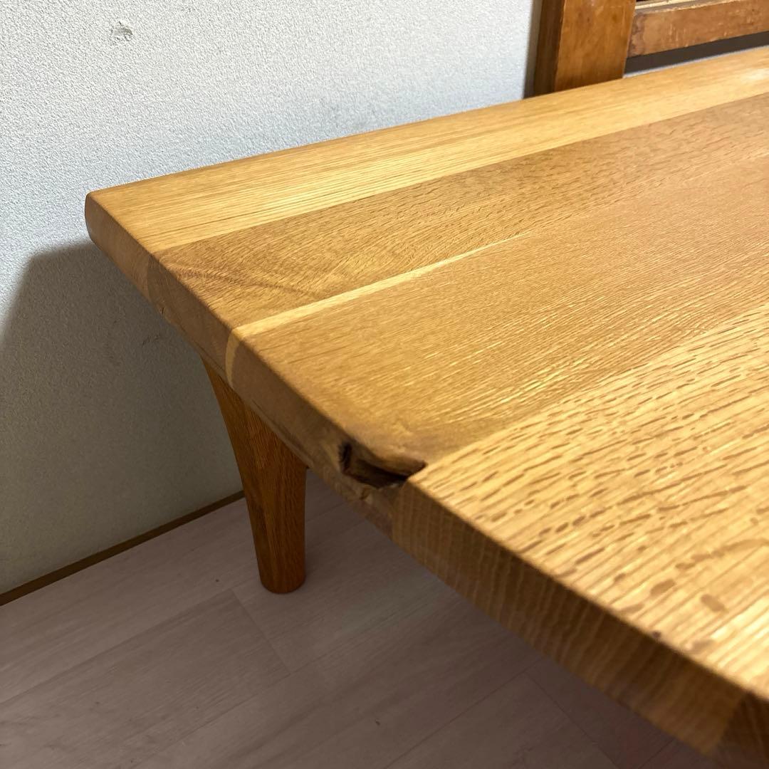 ※出品本日まで！【良品】飛騨産業 森のことば 半円形 リビングテーブル