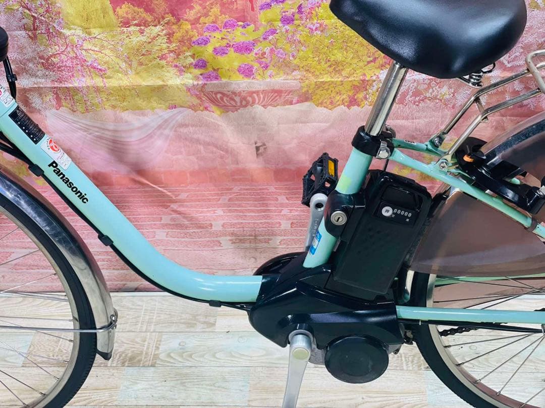 K2904 電動自転車パナソニック ママチャリ26インチ 8Ah 送料無料