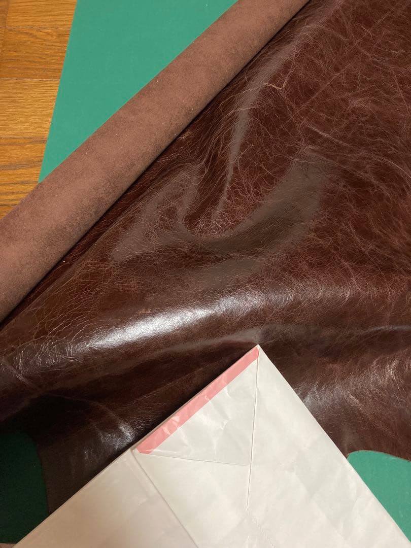 ご確認用　ハラコ　カウ柄　システム手帳　A5 牛革　本革　レザー