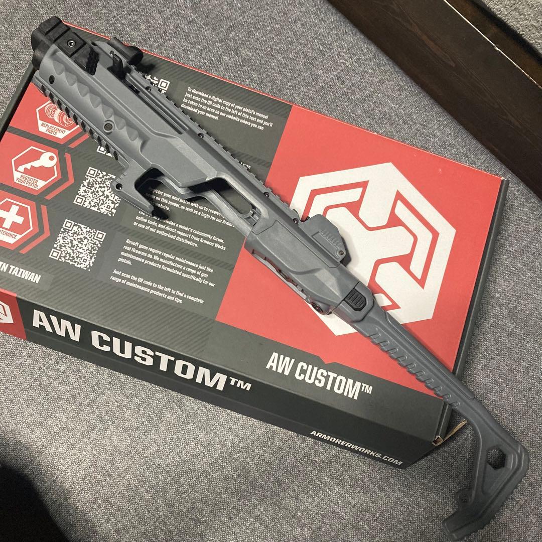 ARMORER WORKS製 グロック カービン コンバージョンキット GRAY