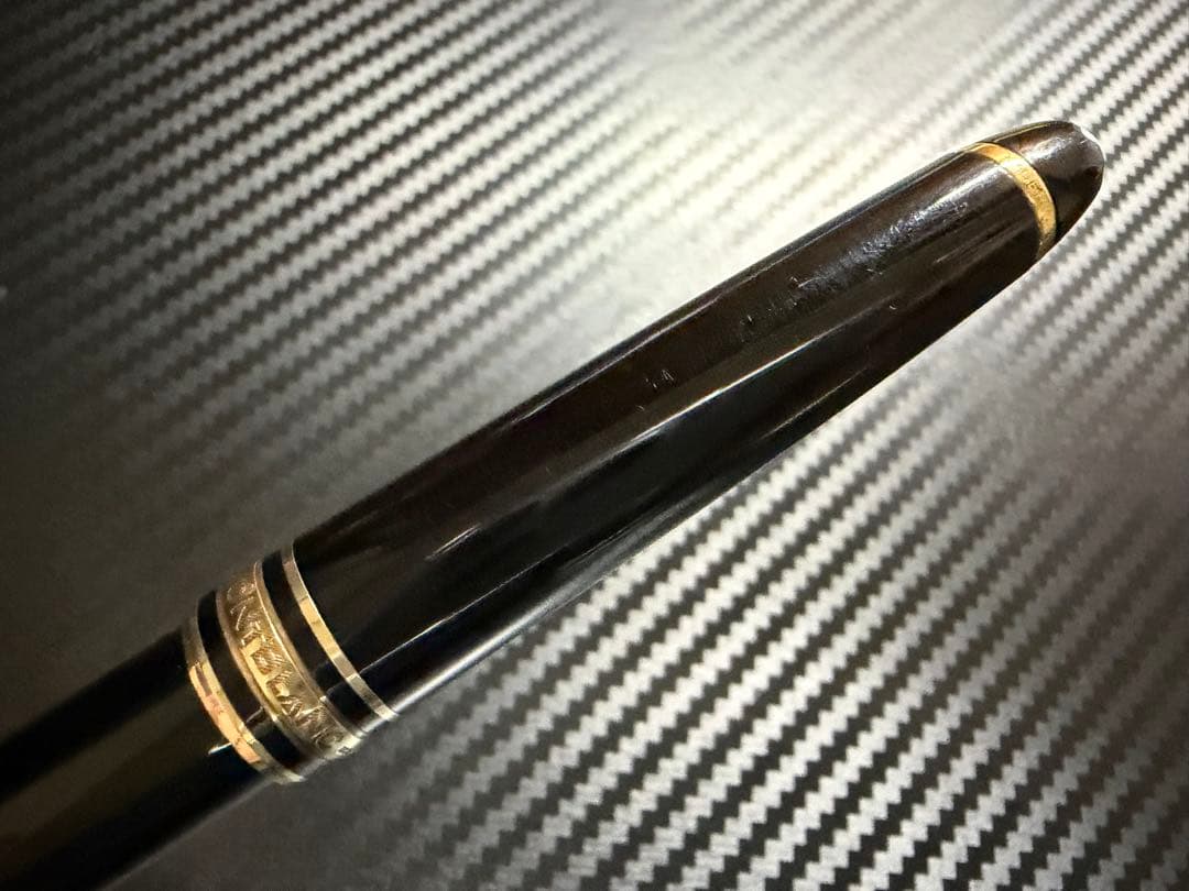 極美品 モンブラン マイスターシュテュック 144 ブラック 全金 B 万年筆
