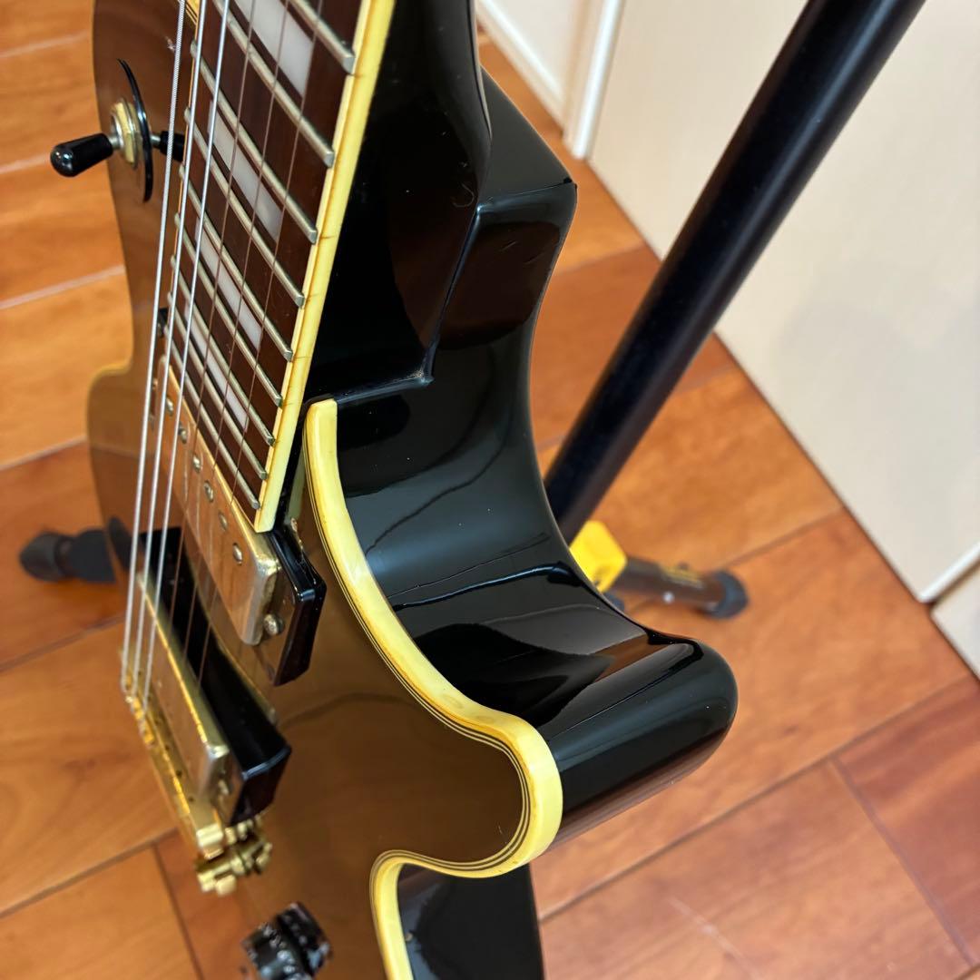 GrassRoots/グラスルーツ レスポールカスタム ブラック ソフトケース付