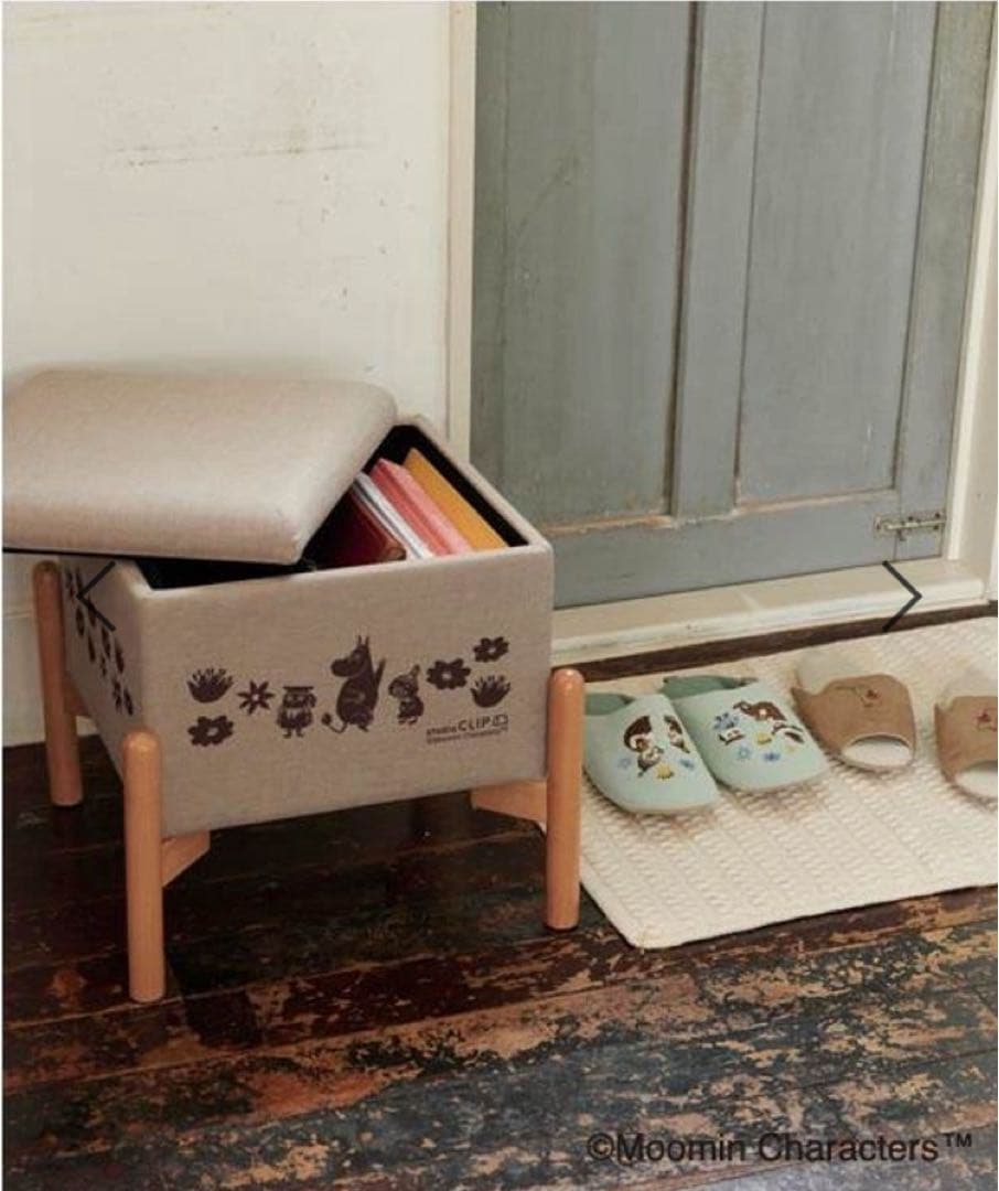 【新品】StudioCLIP×ムーミン収納付きスツール