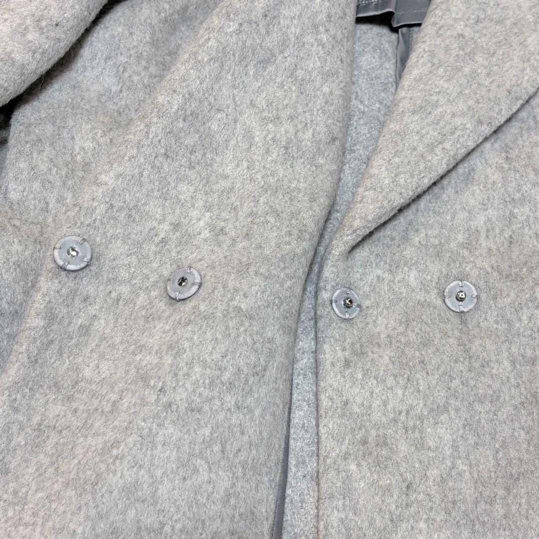 【タグ付新品】フレッドペリー ウールモッサ ベルト付きチェスターコート グレー