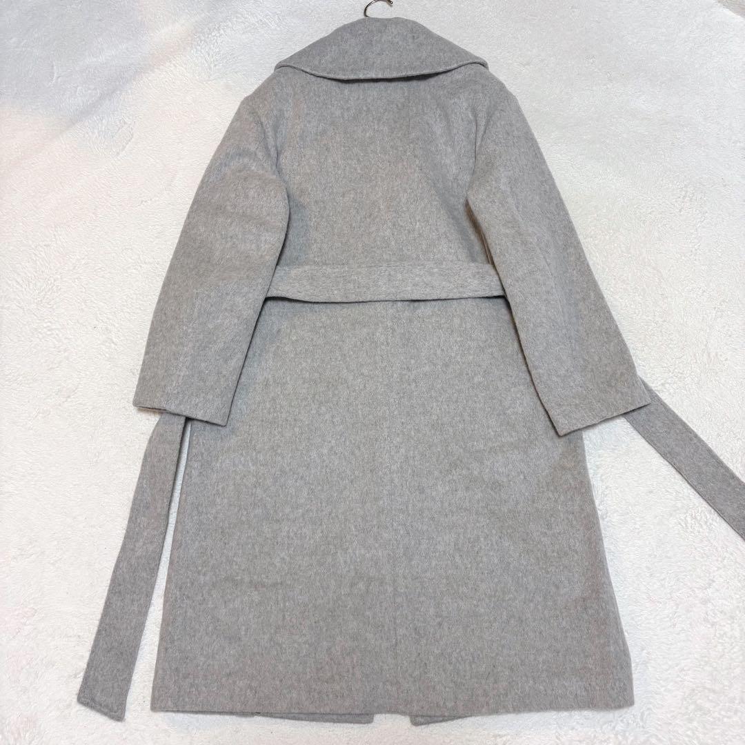 【タグ付新品】フレッドペリー ウールモッサ ベルト付きチェスターコート グレー