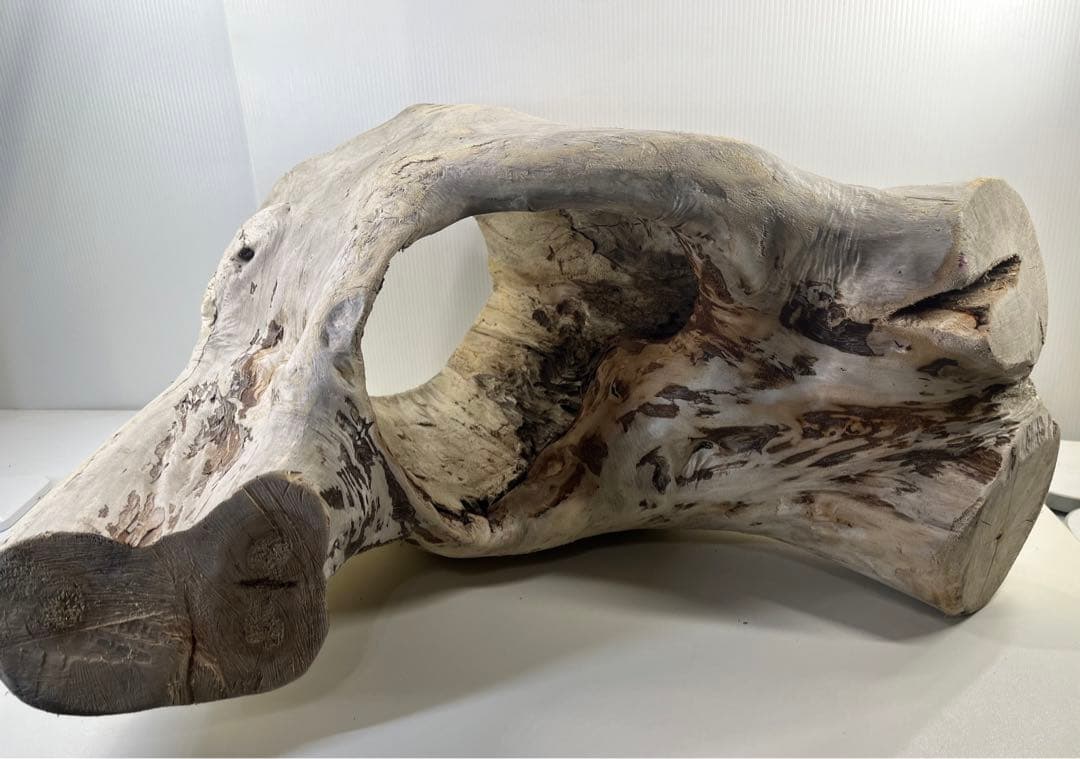 r86特大流木 アク抜き済み 爬虫類シェルター インテリア オブジェ テラリウム