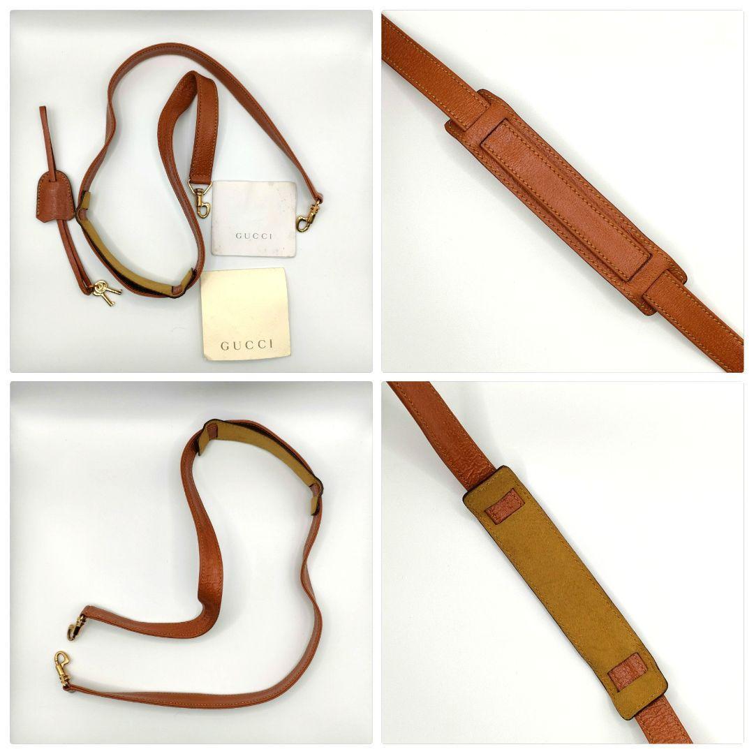 GUCCI 2way ビジネスバッグ ショルダー 肩がけ レザー ハンドバッグ