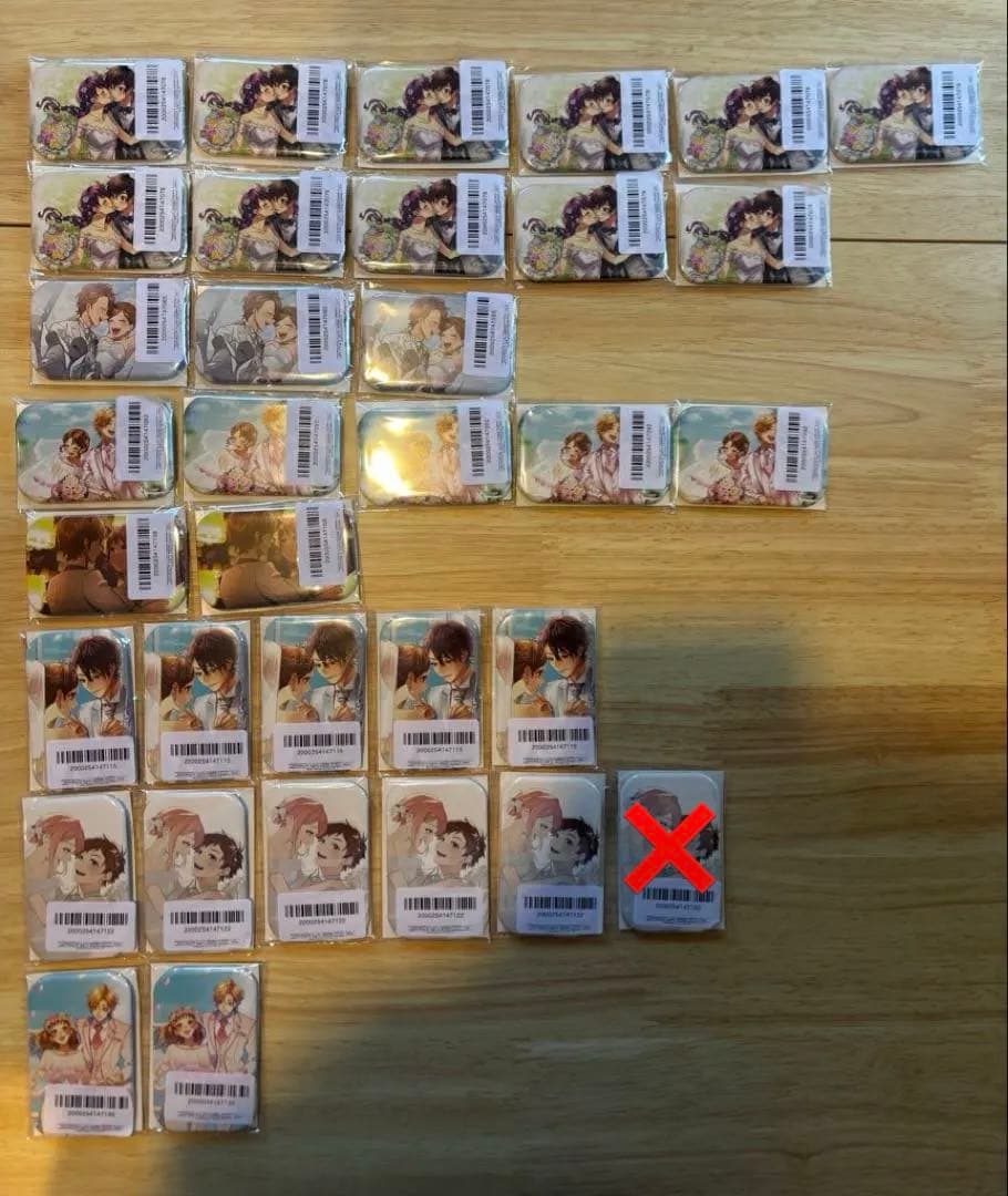 HoneyWorks オンラインくじ スクエア缶バッジ マグネット ステッカー