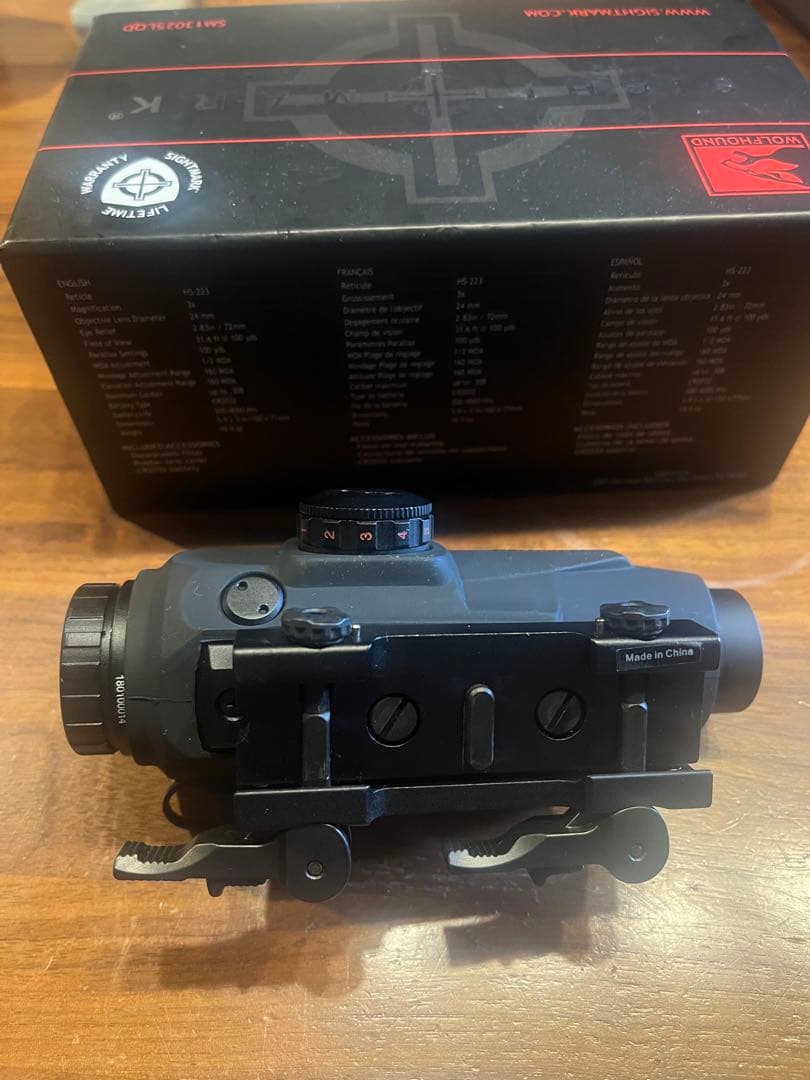 Sightmark 3x24 HS-223 プリズムサイト ブラック　中古