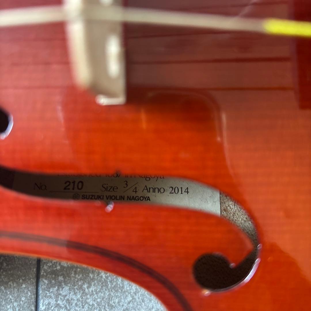 スズキ バイオリン size3/4 本体と弓セット