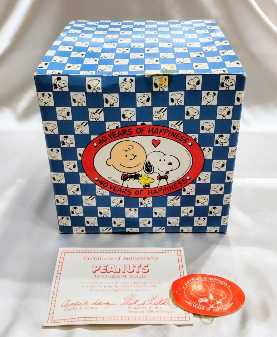 スヌーピー（PEANUTS）1990年リリース誕生40周年記念オルゴール