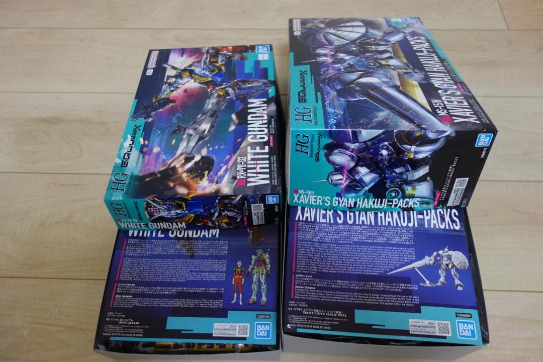 HGガンプラ GQuuuuuuX(ジークアクス)シリーズ 6体セット