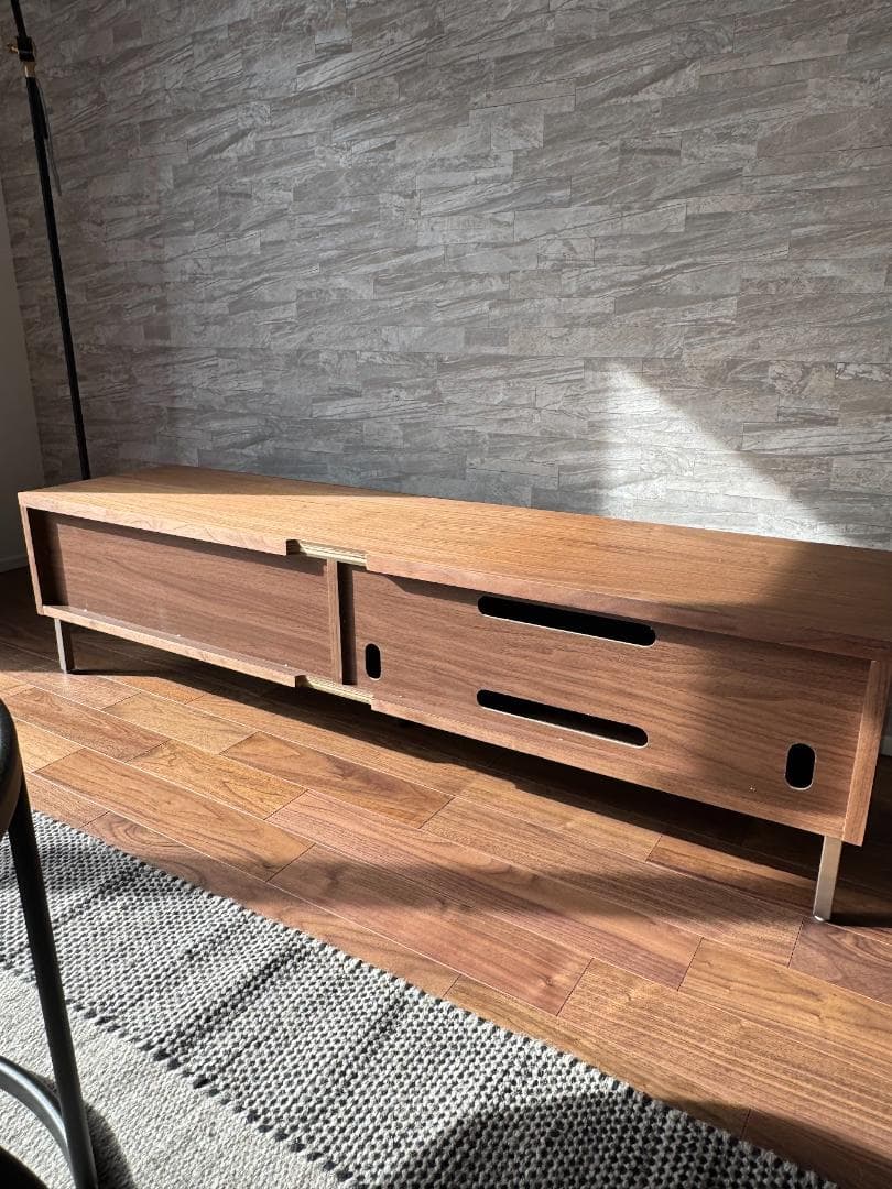 モデル展示 未使用品 TVボード 関家具 W1500 ウォールナット 北欧