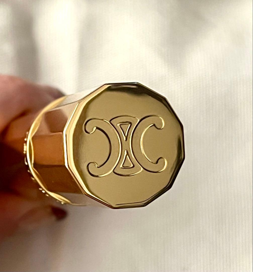 CELINE セリーヌ オードパルファム トラベルスプレーケース！金 ゴールド