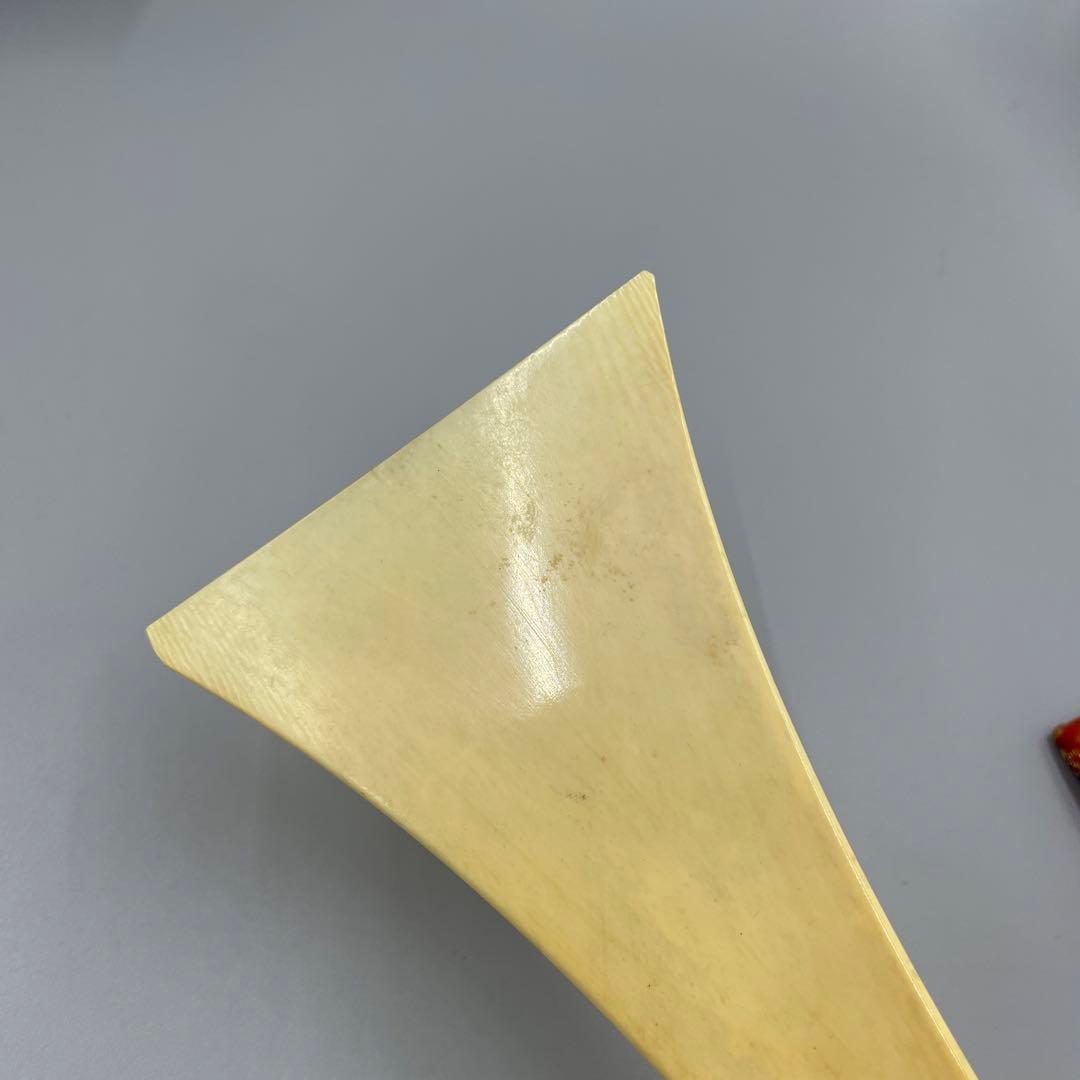 239ヴィンテージ 天然素材　三味線バチ　重さ約98g