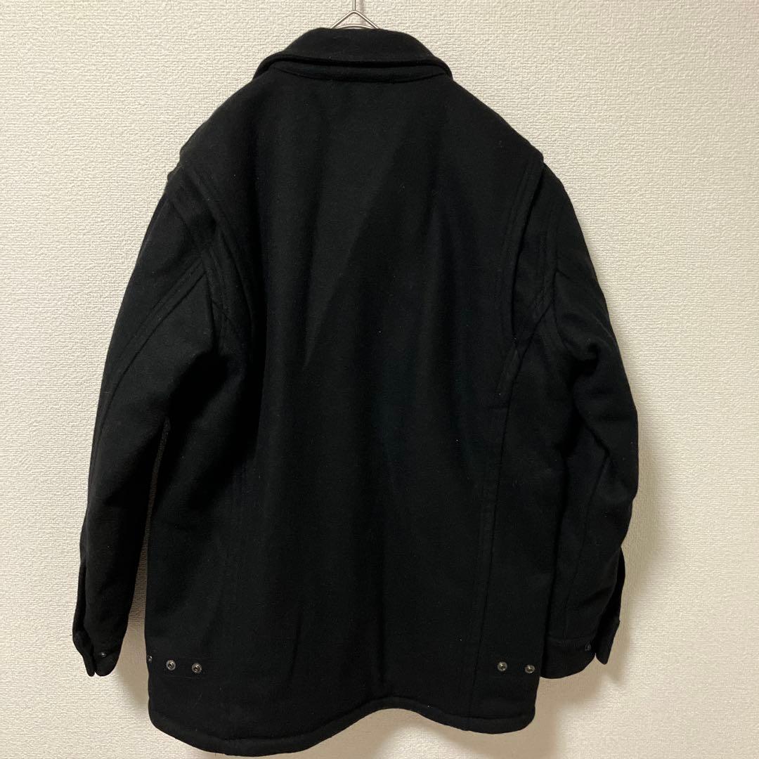 00s OLD STUSSY ミリタリー ウールコート ハーフコートM65 S