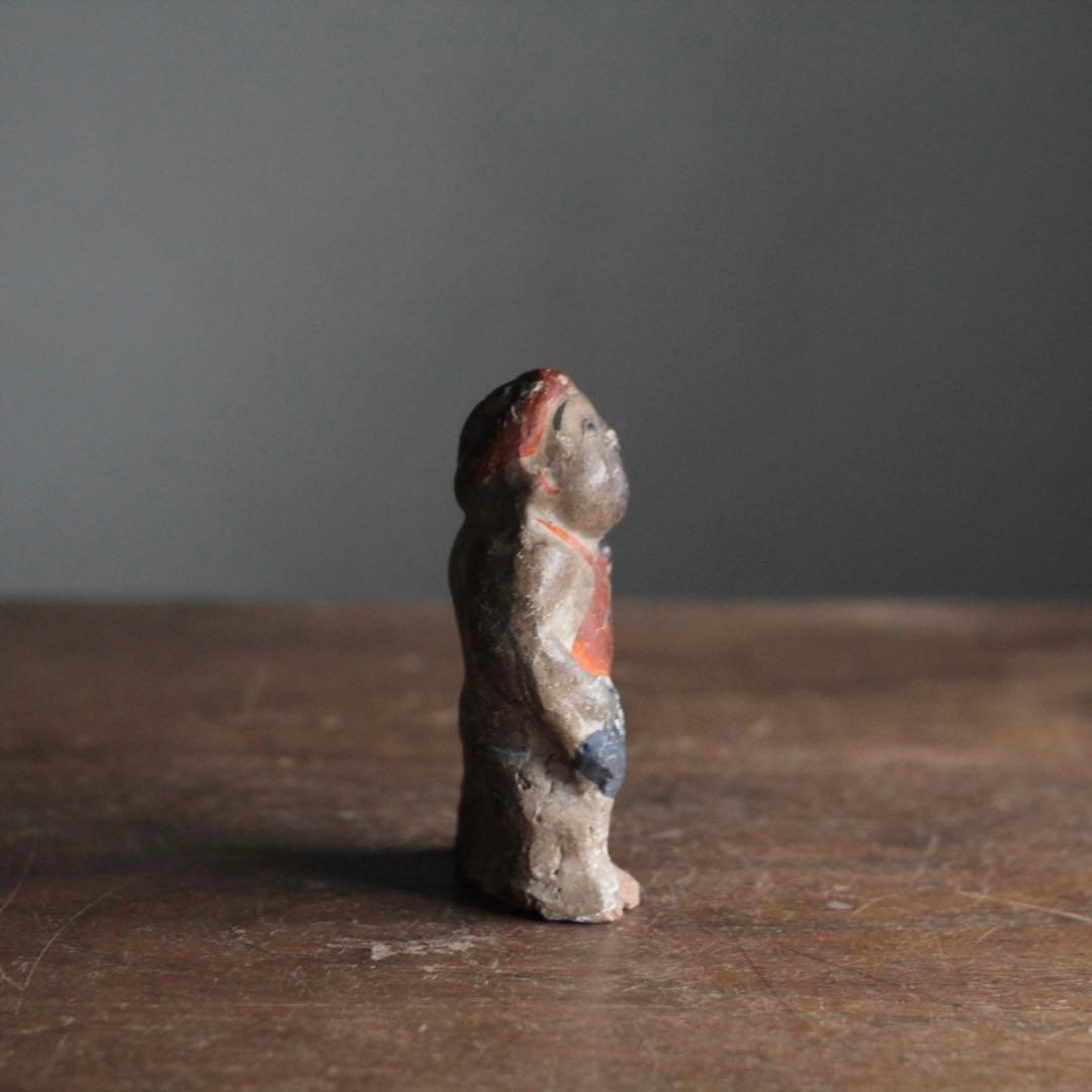 古い 土人形 金太郎 民芸 郷土人形 古道具 オブジェ アンティーク