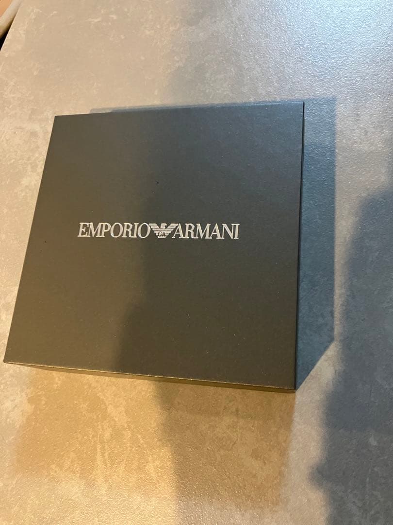 【未使用】EMPORIO ARMANI シルバーバングル