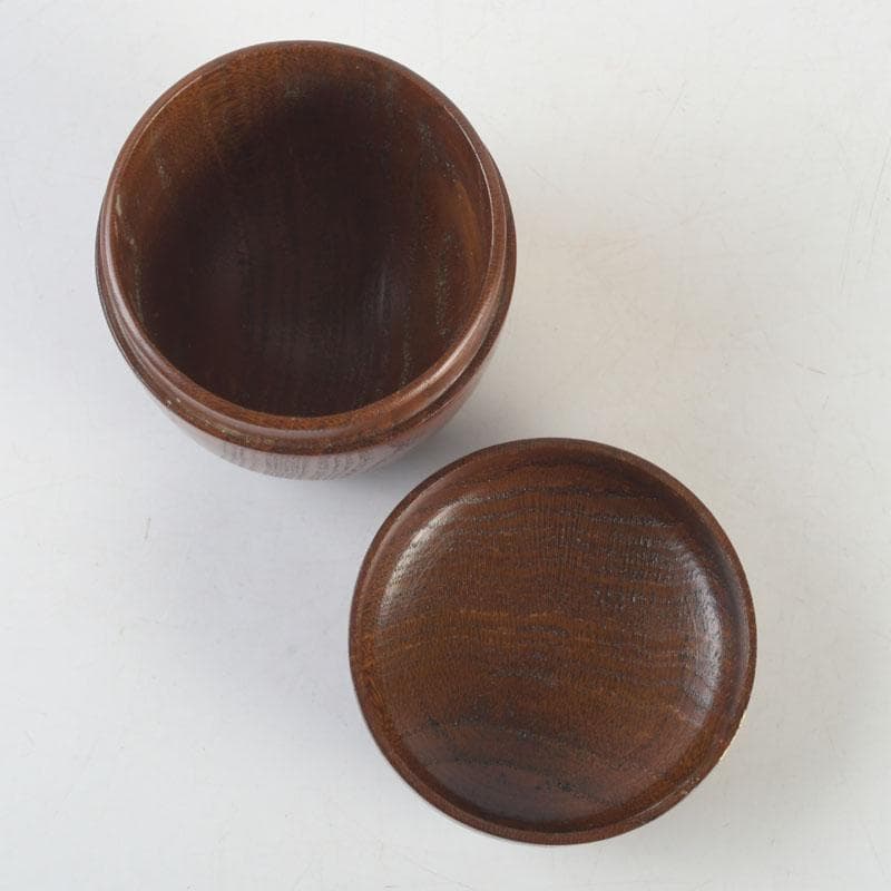 茶道具　秀衝塗　翁知屋　桑棗　共布共箱　V　9636