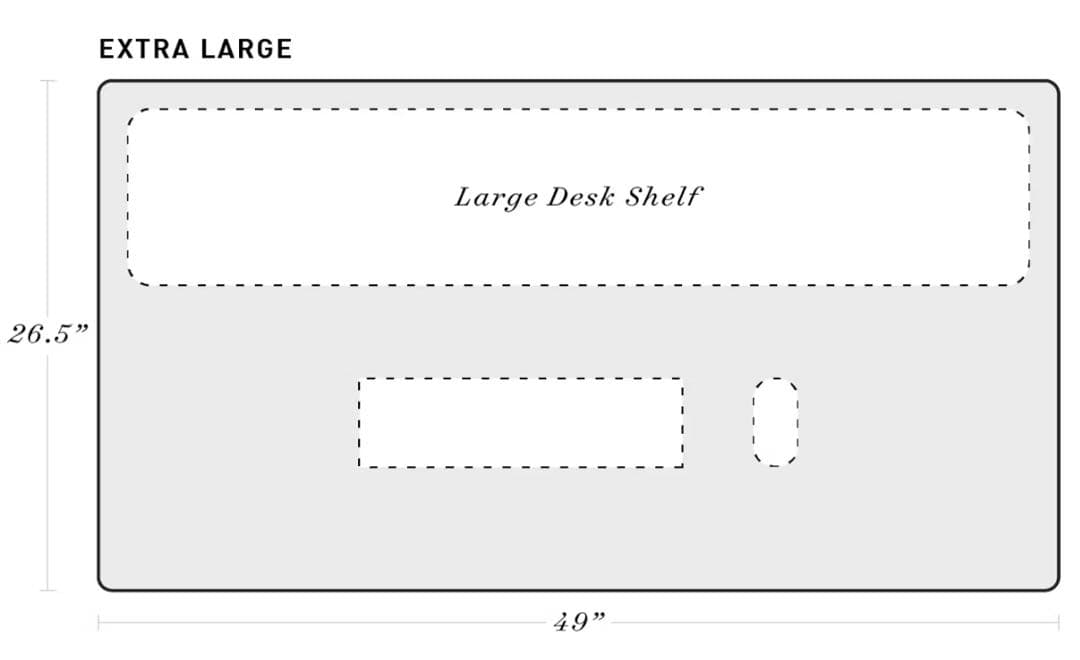 GROVEMADE デスクマットEXTRA LARGE ライトグレー