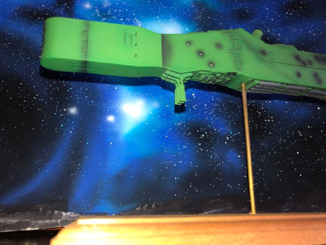 銀河英雄伝説1/3000 自由惑星同盟軍 標準型戦艦 ユリシーズ 塗装済み完成品