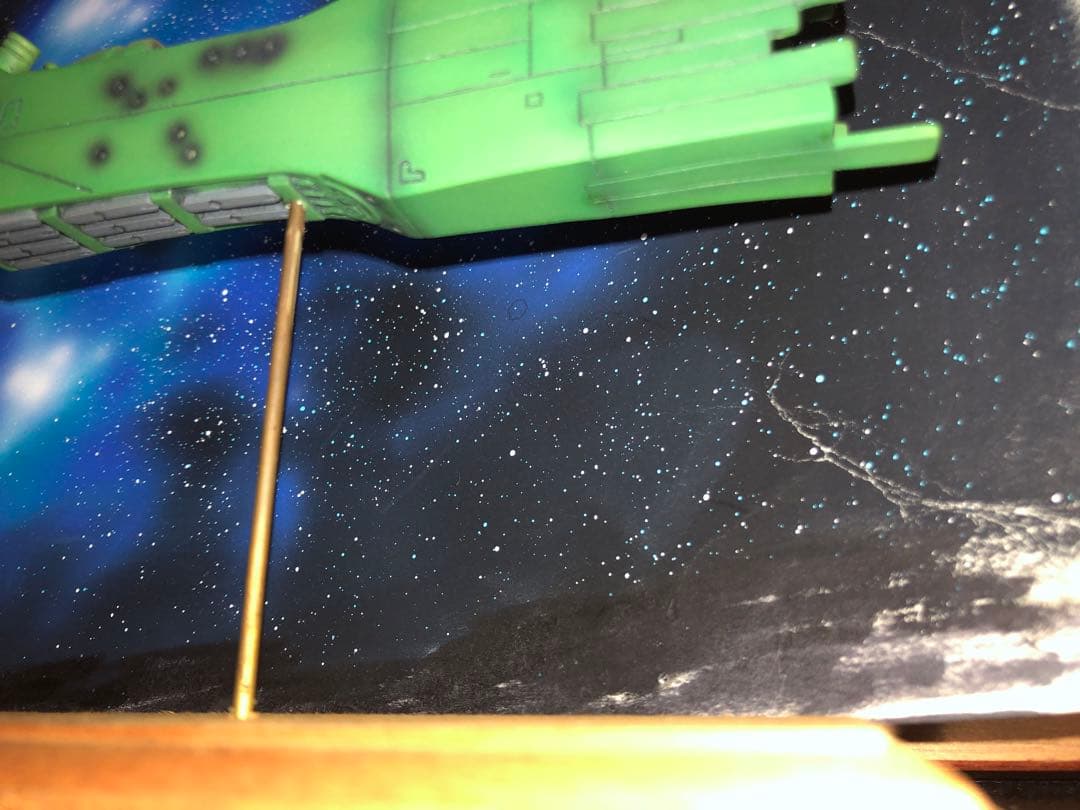 銀河英雄伝説1/3000 自由惑星同盟軍 標準型戦艦 ユリシーズ 塗装済み完成品