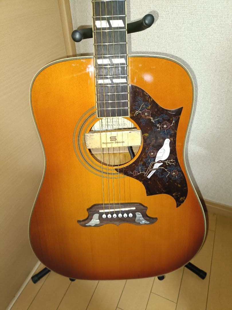 Epiphone DOVE PRO VB ＆ Seymour Duncan PU