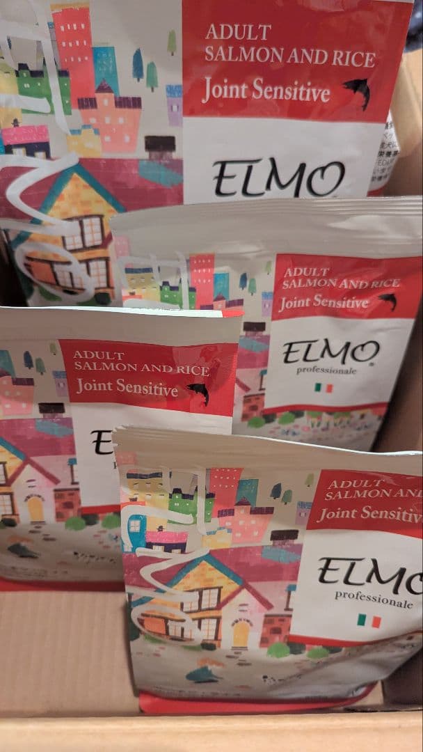 ELMO サーモンライス　成犬用ドッグフード 5.4キロ　関節の健康をサポート