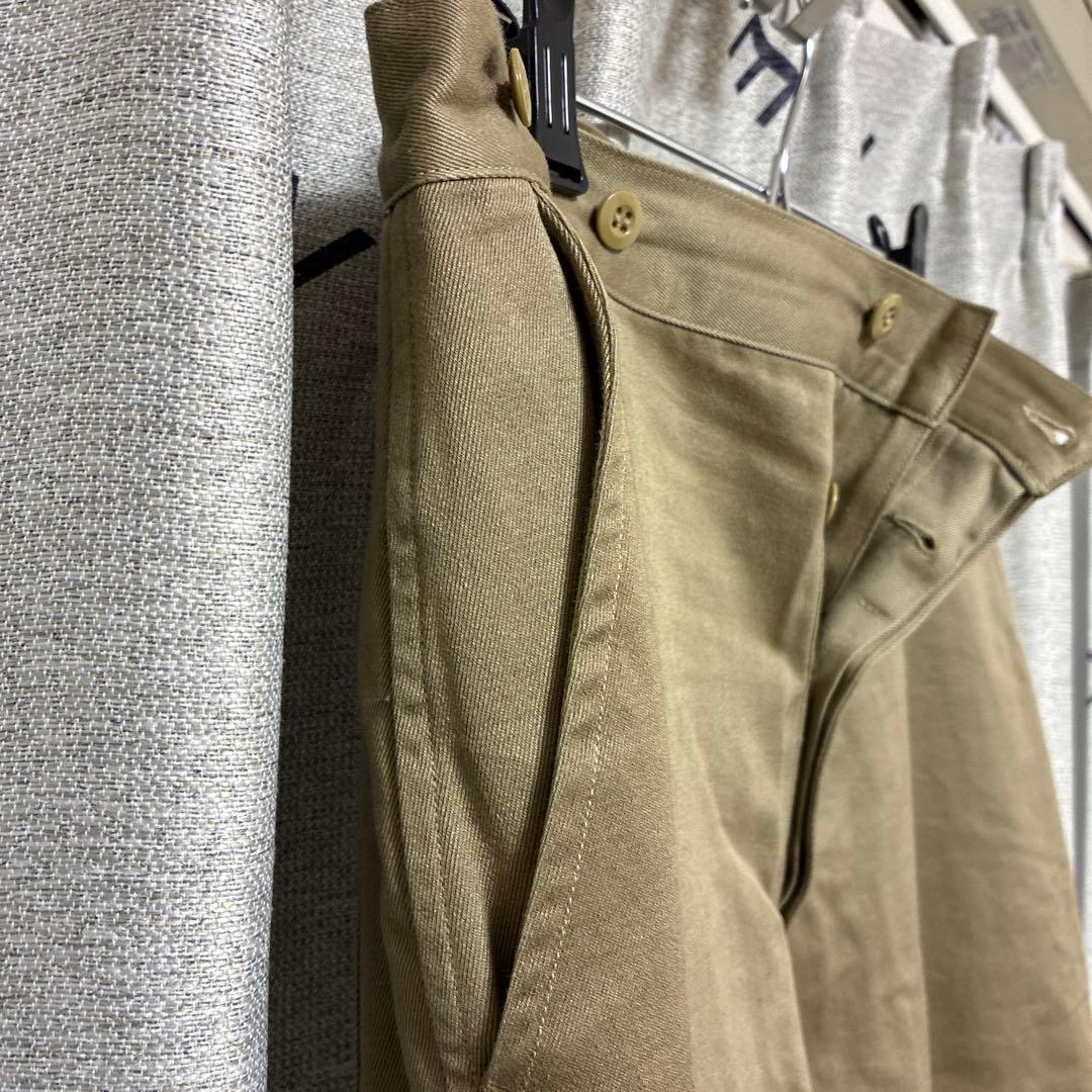 COMOLI コットンチノオーバーパンツ【1】