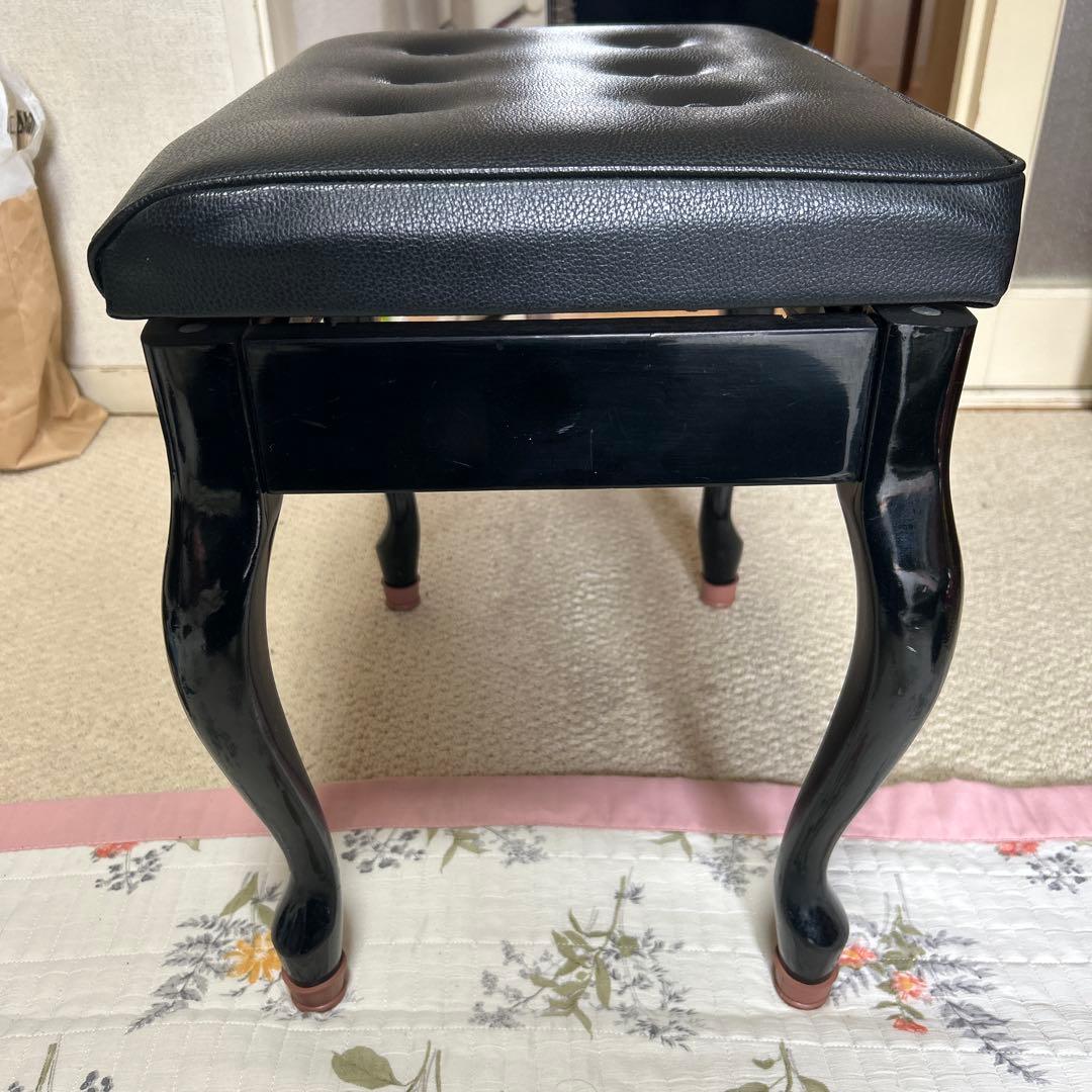 レトロ猫足ピアノ椅子