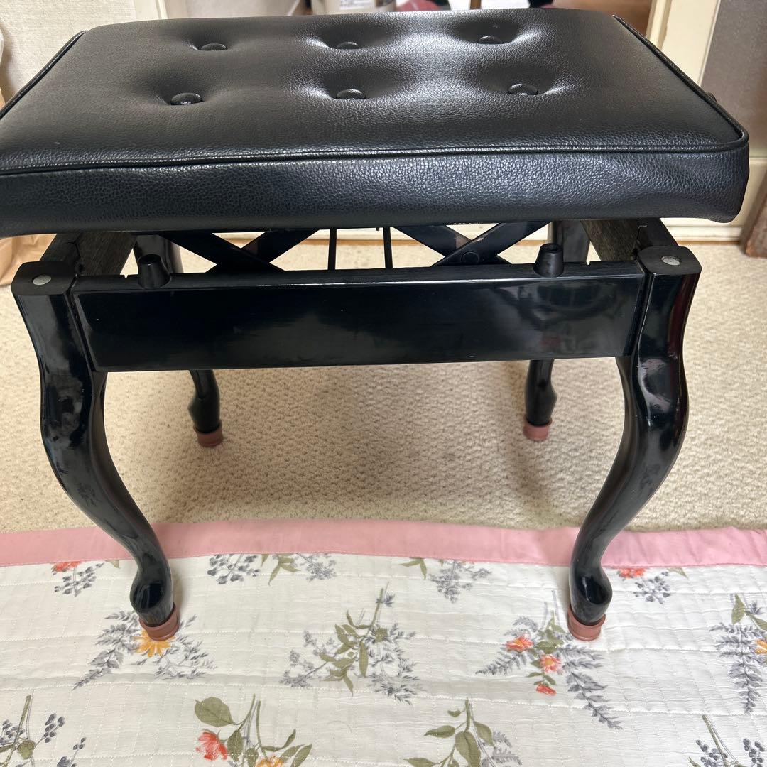 レトロ猫足ピアノ椅子