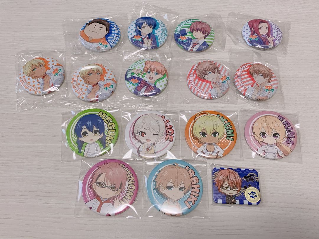 食戟のソーマ　缶バッジ