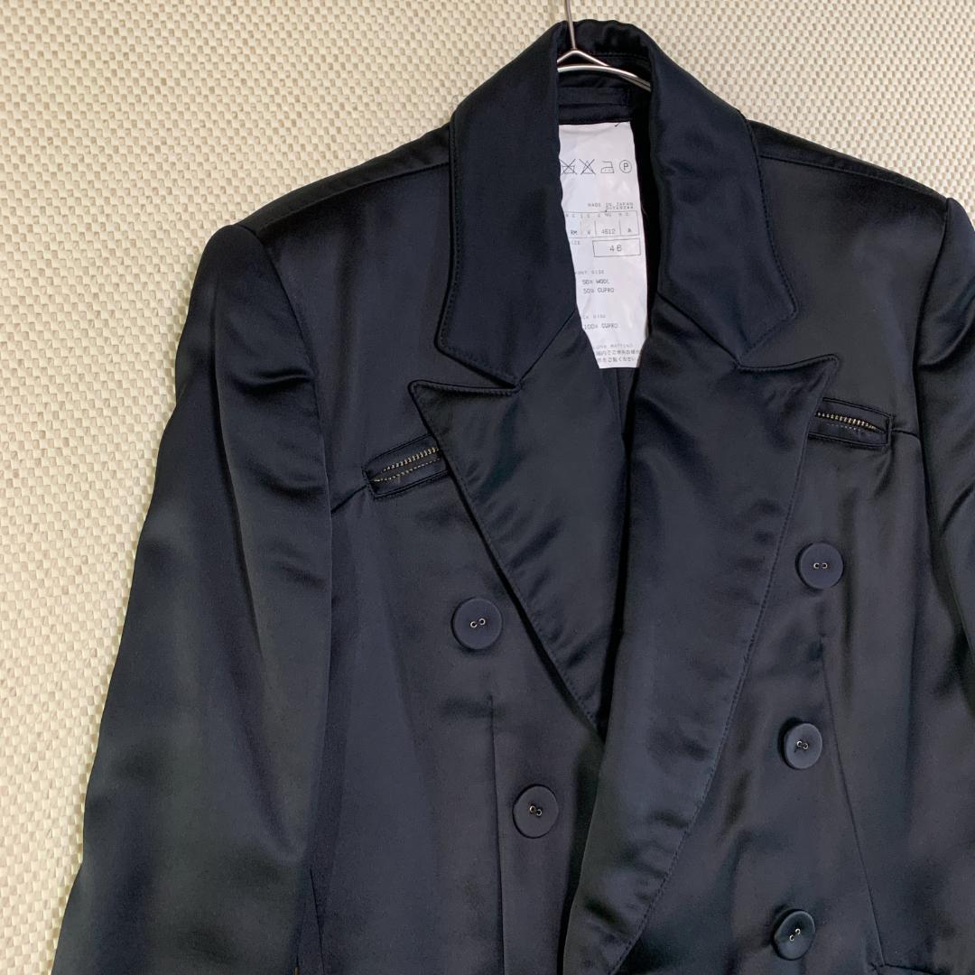 LUNA MATTINO ルナマティーノ ロングコート ベルト 黒 M 古着