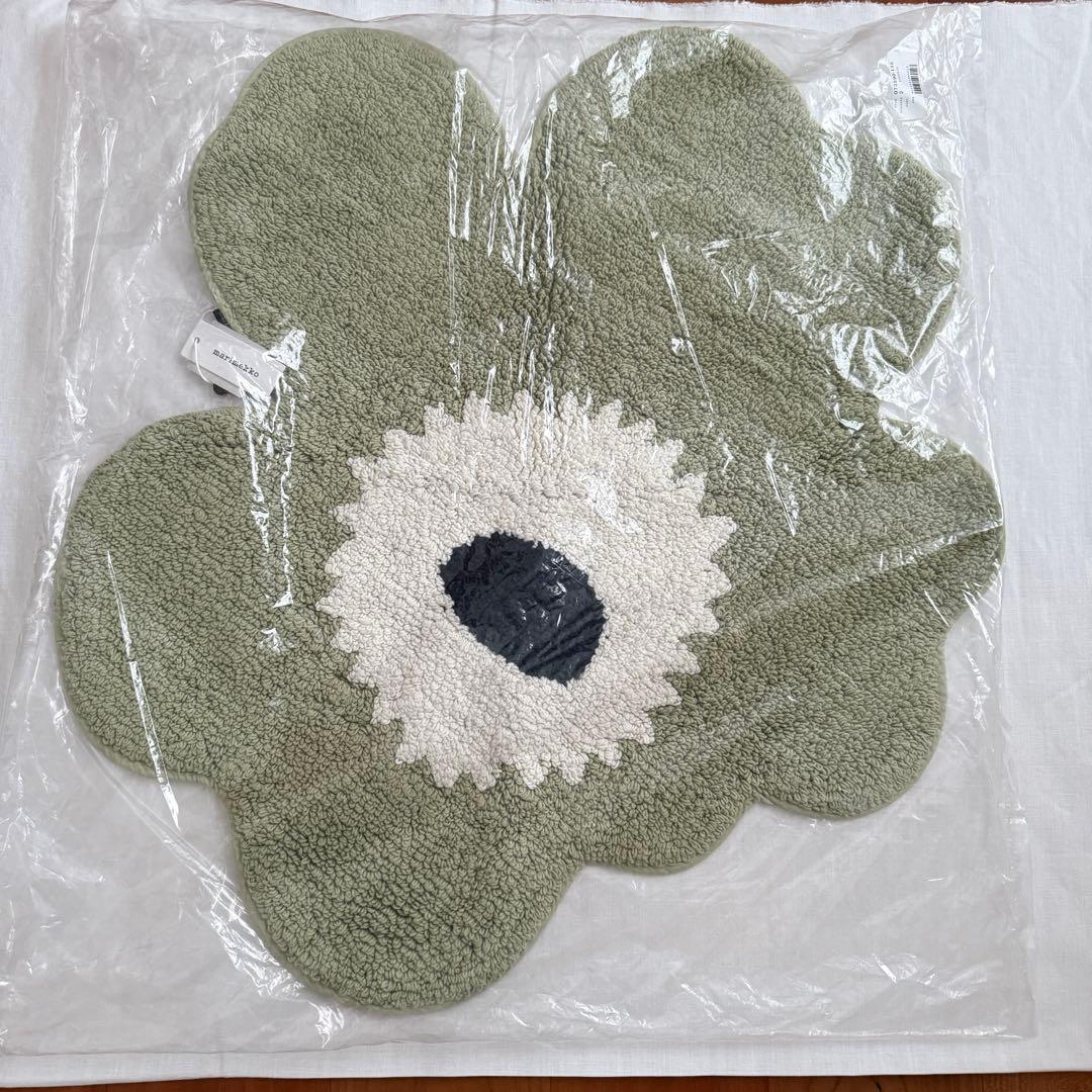 【新品】marimekko unikko バスマット セージ