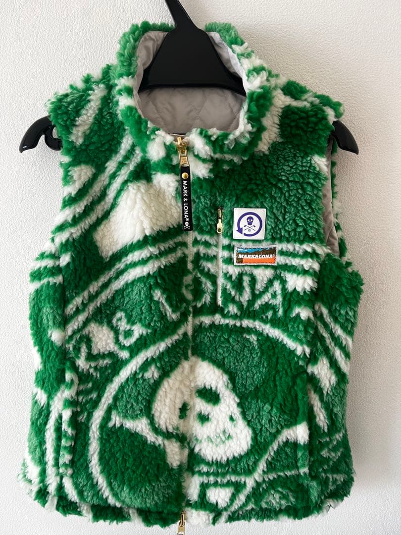 マークアンドロナ リバーシブルベスト