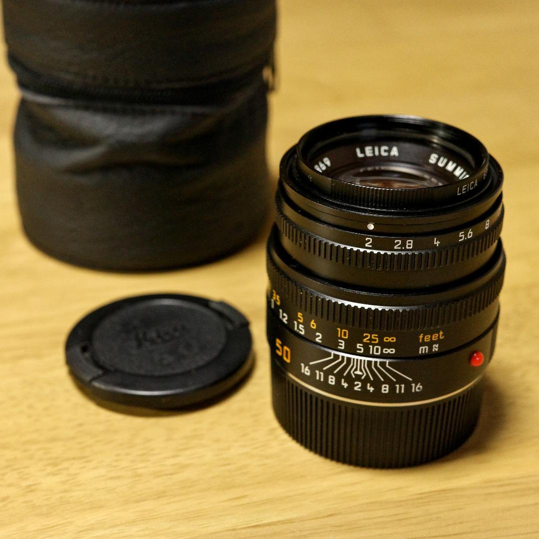 Leica Summicron ライカ ズミクロンM 50mm F2 フード内蔵