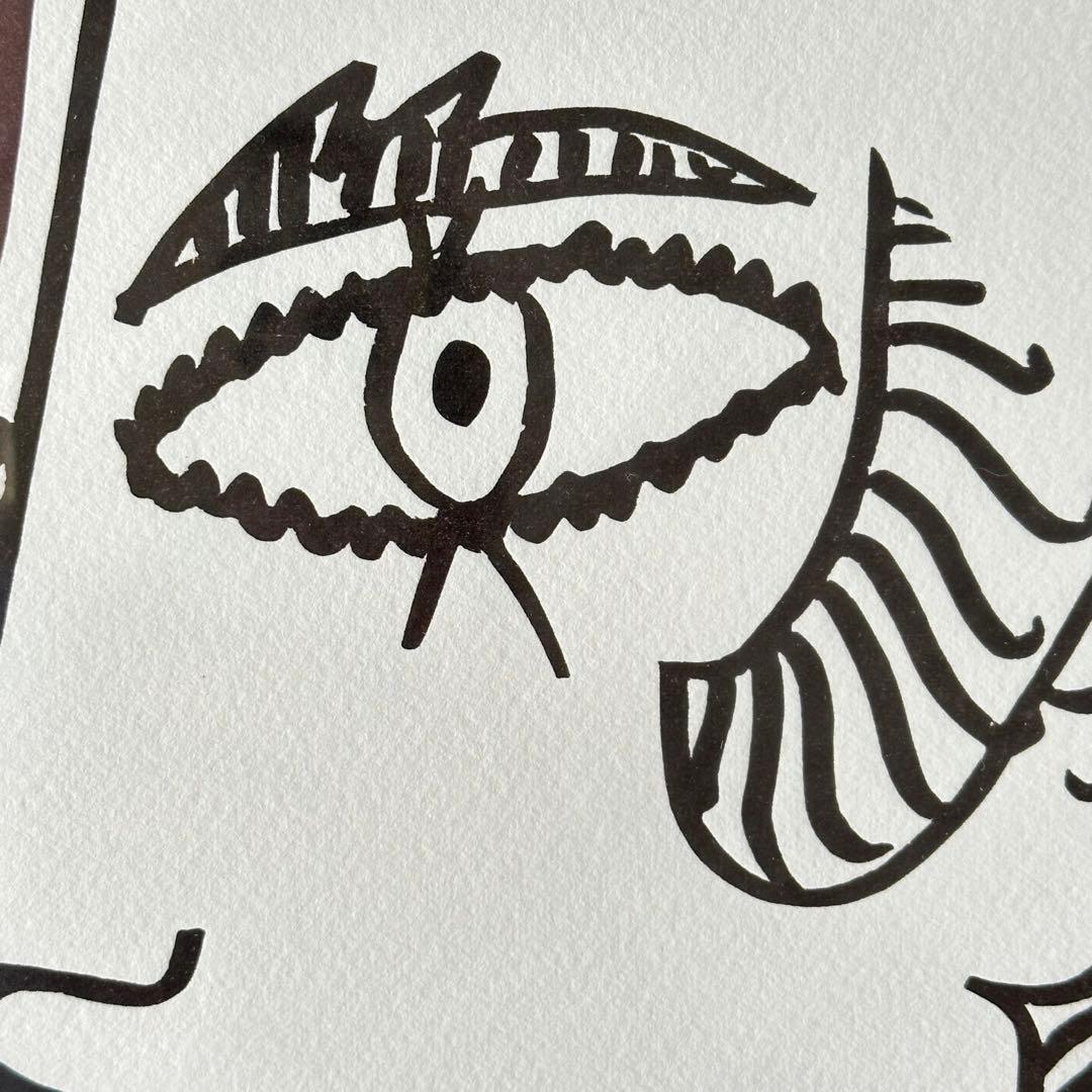 2209様感謝‼️真作ジャン・コクトー『都市伝説-恋人たち』鉛筆署名　降誕祭