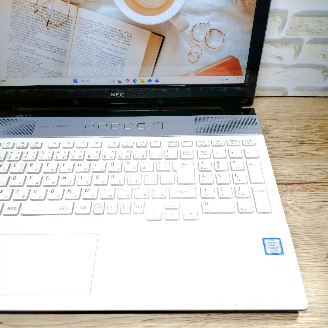 Core i7 NECノートPC SSD＋HDD Blu-ray タッチパネル