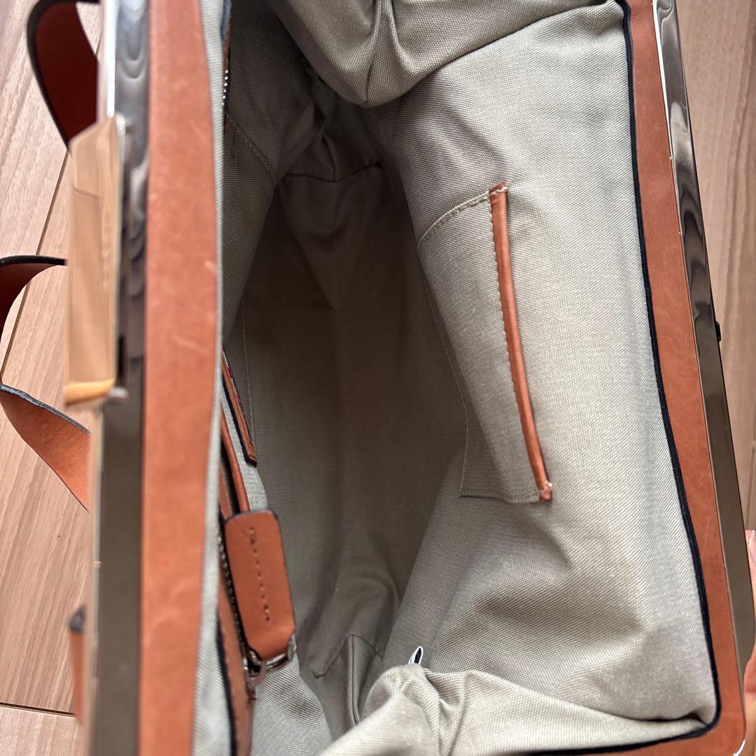 MARN I ブラウンワインレッド バッグ