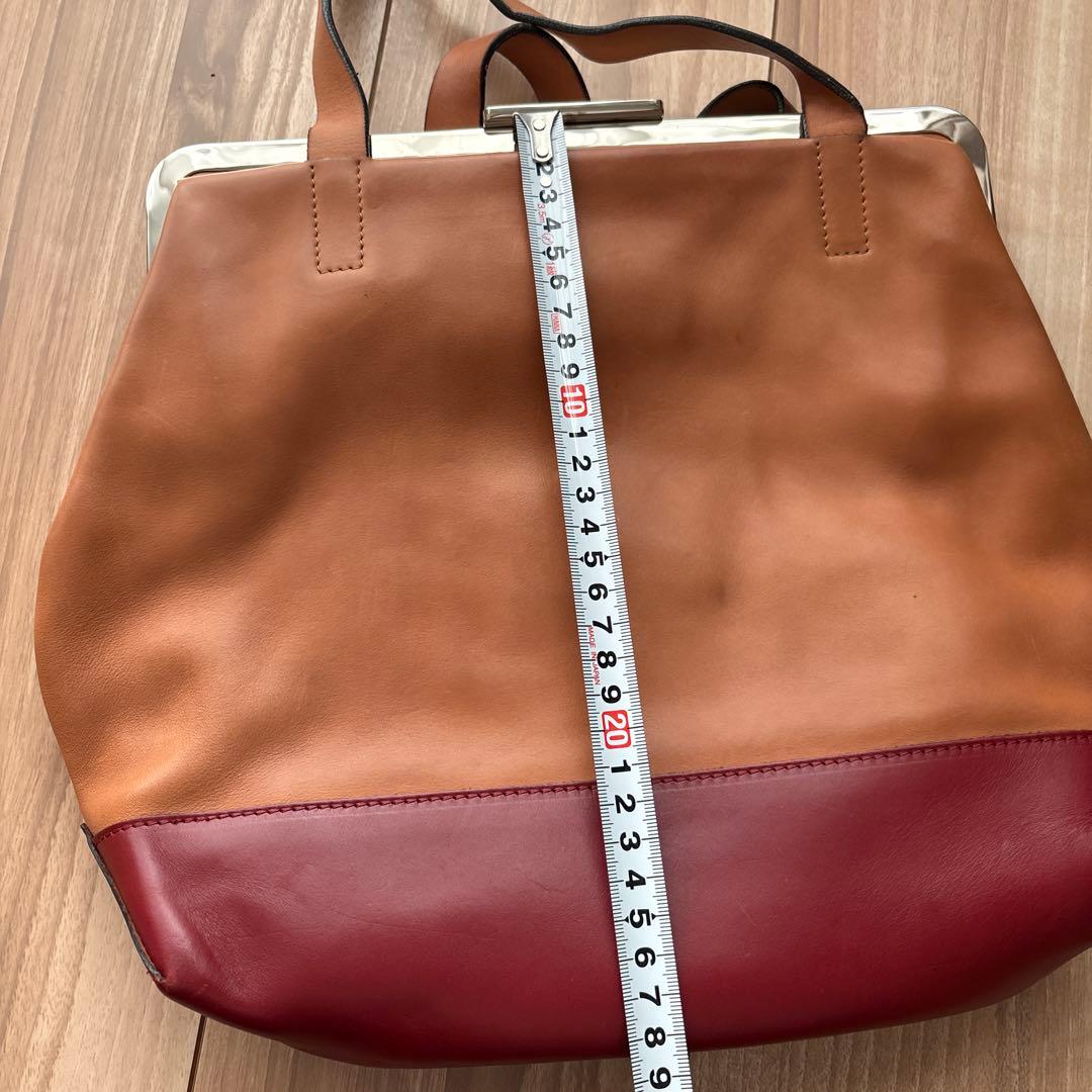 MARN I ブラウンワインレッド バッグ