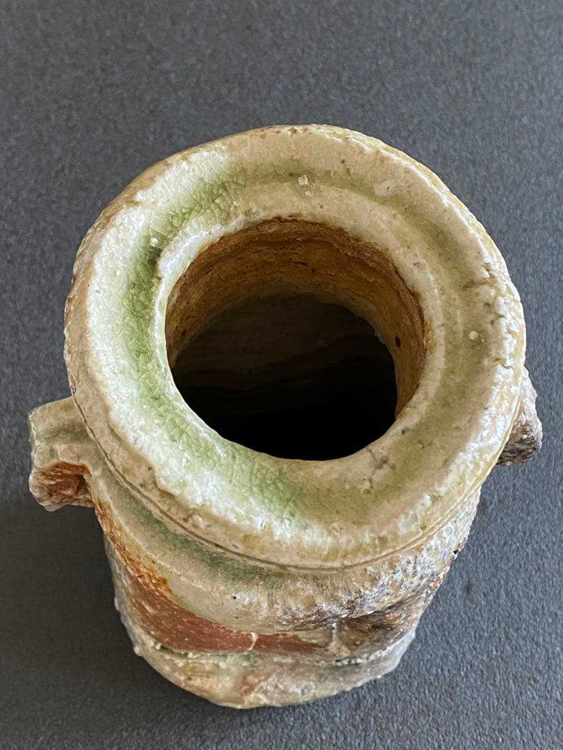 信楽焼　花瓶　花器　花入　井村侊生　　#3403
