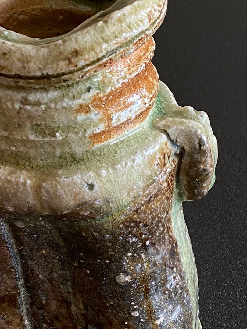 信楽焼　花瓶　花器　花入　井村侊生　　#3403