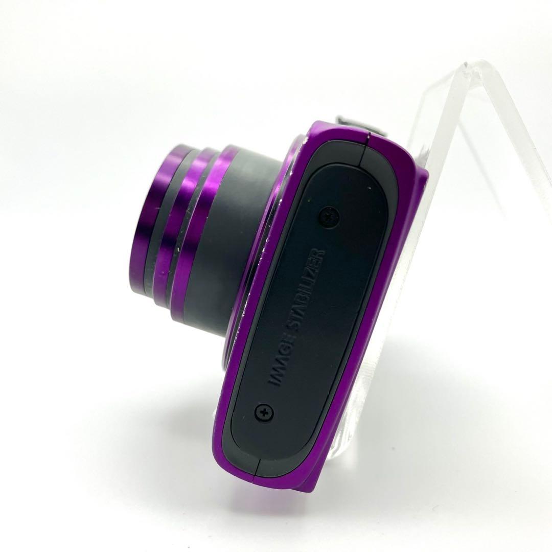 【動作品】Canon IXY 600F パープル コンデジ デジカメ 充電器付
